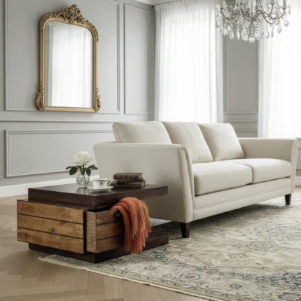 table basse 2 en bois massif, table basse 2 en bois massif en manguier