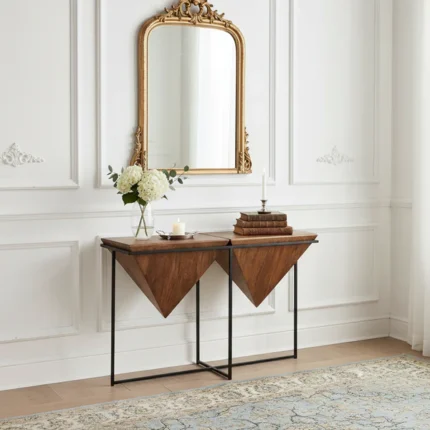 console Sirocco en bois de