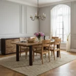 table rectangulaire en manguier