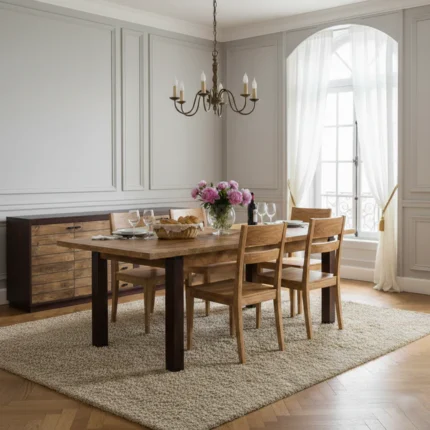 table rectangulaire en manguier