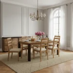 table rectangulaire en manguier massif - Image 4