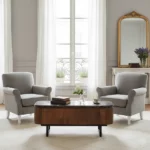 table basse Priti en marbre noir