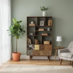 bibliothèque en bois massif-25 - Image 4