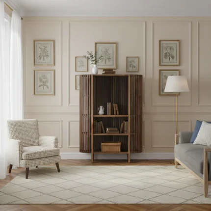 étagère contemporaine en bois de