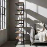 solid mango wood shelving unit - Priti - Image 6