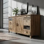 buffet en bois massif manguier - Image 6