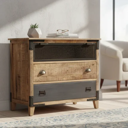 commode en bois de manguier-33