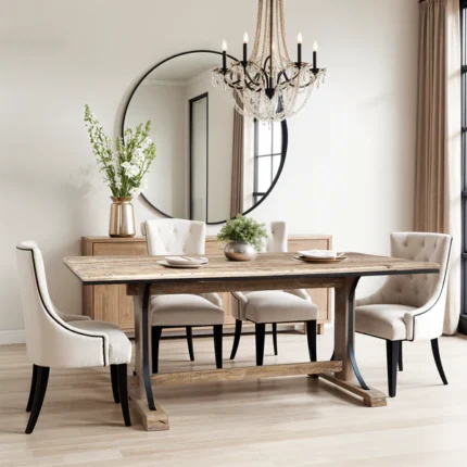 table de salle à manger en manguier