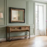 miroir en manguier massif