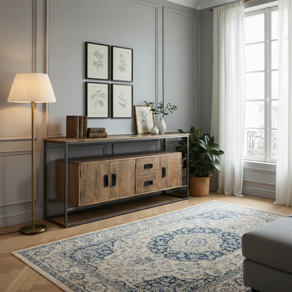 buffet industriel bois et métal buffet industriel bois et métal