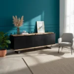 buffet 4 portes en manguier massif - Image 6