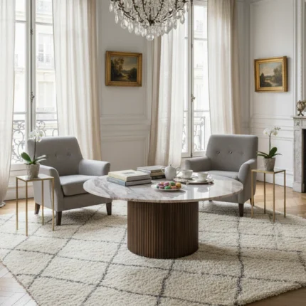 table basse Kfir marble Top