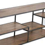 étagère basse industrielle en manguier - Image 3