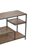 étagère basse industrielle en manguier - Image 2