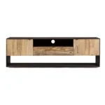 meuble TV en manguier et métal Priti - Image 3