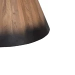 table basse bois ronde 70 cm - Image 2