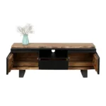 meuble TV bicolore en manguier - Image 4