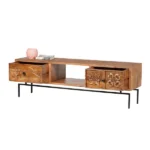 meuble TV en bois massif de manguier - Image 3