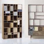 bibliothèque en manguier massif - Image 3