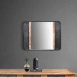 miroir en manguier massif al