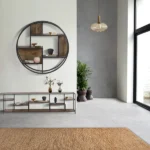 étagère basse industrielle en, Solid Wood T.V unit