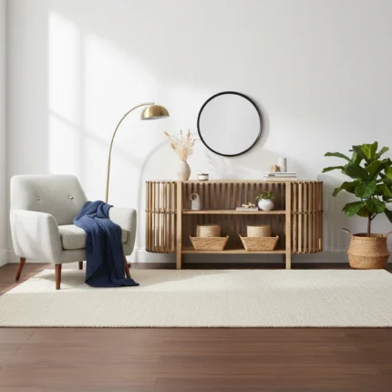 buffet ajouré en manguier massif de