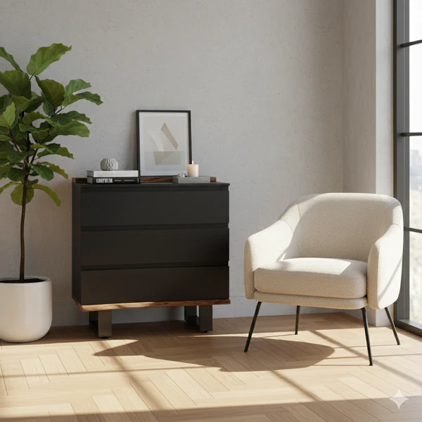 commode 3 tiroirs en manguier commode 3 tiroirs en manguier