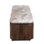 TV stand with a marble top - Image 2