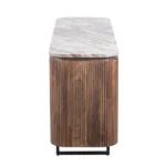 marble top sideboard in solid wood - Image 3
