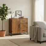 buffet en bois naturel- Priti