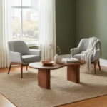 set de tables basses en bois - Image 6