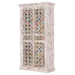 armoire en bois de manguier massif Bois - Image 6