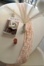 Off White Microconcrete Dining Table - Image 4