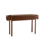 wooden console table with drawers - Image 4