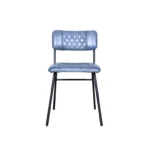 dining chair with diamond tufting