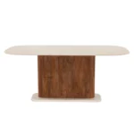 modern marble top dining table - Image 6