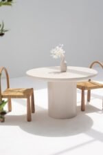 Talia Microconcrete Dining Table
