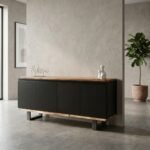 buffet 4 portes en manguier massif