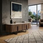meuble TV avec plateau en marbre - Image 4