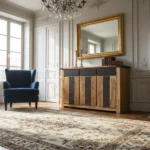 buffet en acacia massif Moon - Image 4