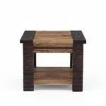 bout de canapé en bois d’acacia massif Moon - Image 3