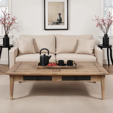 table basse en manguier massif-33