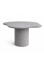 Ash Grey Microconcrete Dining Table