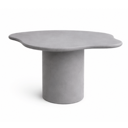 Ash Grey Microconcrete Dining Table