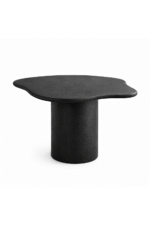 Black Microconcrete Dining Table - Image 3