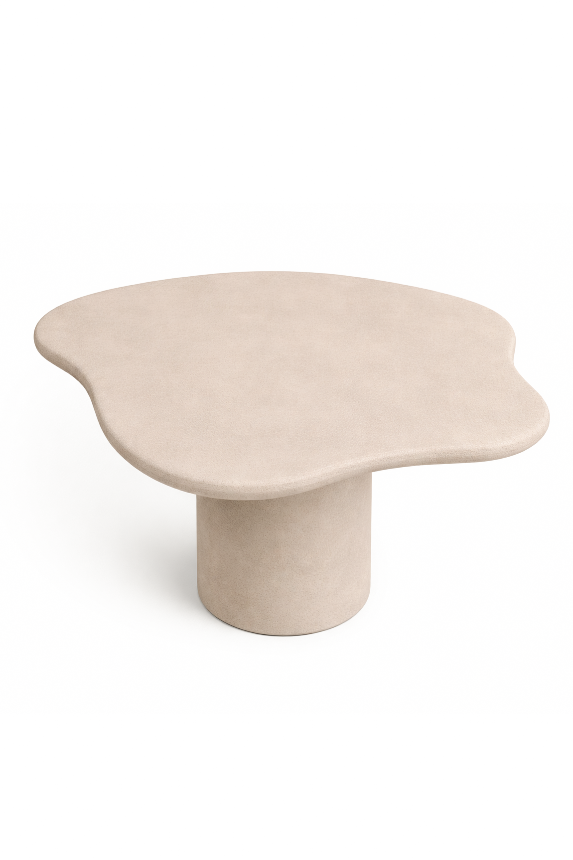 Light Beige Microconcrete Dining Table Light Beige Microconcrete Dining Table