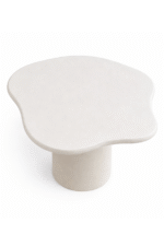 Off White Microconcrete Dining Table - Image 2