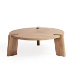 round dining table solid wood - Image 4