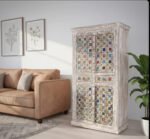 armoire en bois de manguier massif Bois