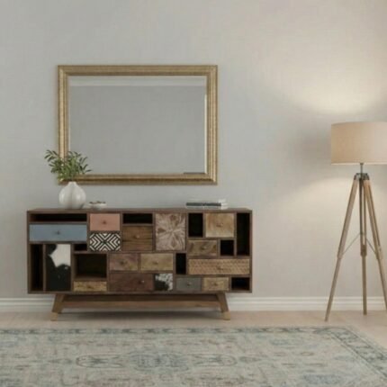 buffet en bois massif